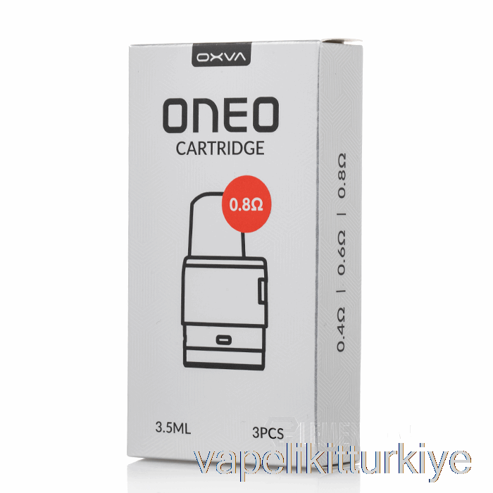Vape Likit Oxva Oneo Yedek Bölmeler 0.8ohm Oneo Bölmeler